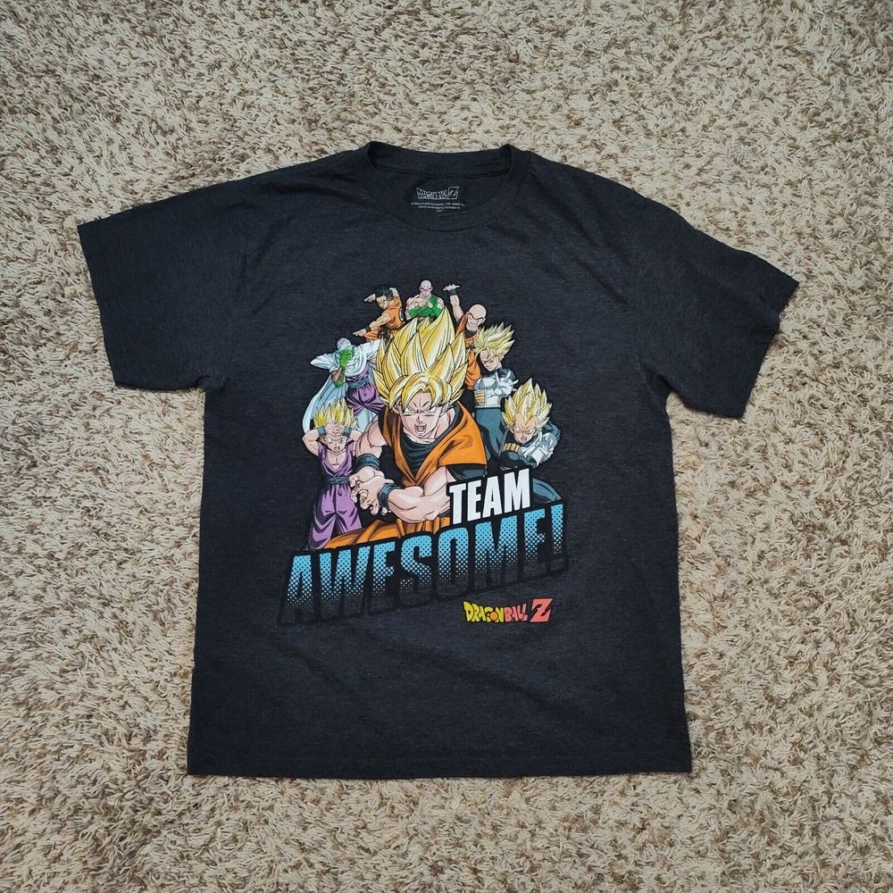 Dragon Ball Z Kid‎ Sz XL Toei Animation Team Awesome Short Sleeve TShirt - Picture 2 of 8